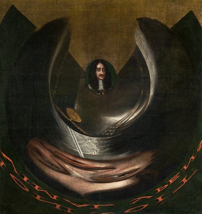 An Anamorphic Portrait of Charles II by English School